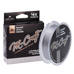 Plecionka Mikado M-Craft Braid #PE0.4 0,08mm 4,51kg 150m STEEL GRAY