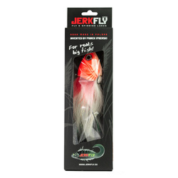 Streamer Szczupakowy JerkFly 30cm 70g RED/WHITE