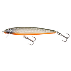 Wobler River Custom Baits Zander Slim 10cm 6g GREEN SILVER ORANGE