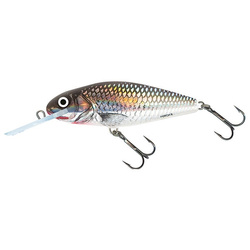 Wobler Salmo Perch 8cm 14g Floating DR HOLOGRAPHIC GREY SHINER QPH001