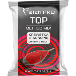 Zanęta MatchPro Top Method Mix KREWETKA & KONOPIE  700g 978324