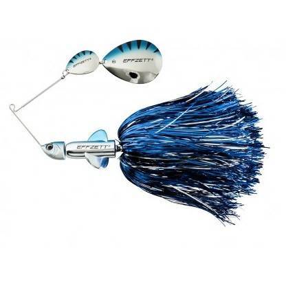 DAM Effzett Pike Rattlin' Spinnerbait 20cm 56g SILVER/BLUE 56304