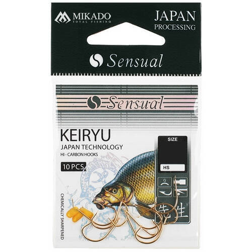 Haczyki Mikado Sensual Keiryu #12 10 szt. GOLD HS10029-12G