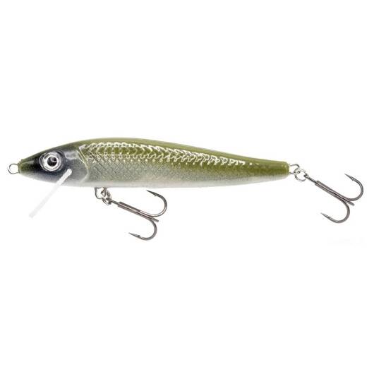 Wobler River Custom Baits Zander 10cm 14g DARK GREEN