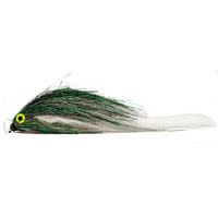 Streamer Szczupakowy 25cm 10g WHITE GREEN FLASH