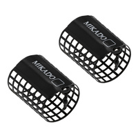 Koszyczek zanętowy Mikado okrągły 38x55mm 40g 2 szt. CZARNY AMKZ-10-40-B