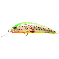 Wobler Trociowy Krol 7cm 7g GREEN SILVER YELLOW 131