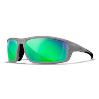 Okulary Wiley X Grid Captivate GREEN MIRROR - MATTE COOL GREY CCGRD07