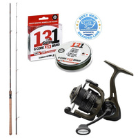Zestaw na szczupaka Wędka SPRO Ridge Classix Spin + Kołowrotek SG4AG 4000H F + Plecionka Sufix