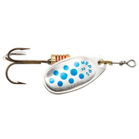 Mepps Comet Decore #2 4,5g SREBRNY/NIEBIESKIE KROPKI 30429002