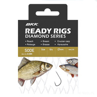 Haczyki z przyponem BKK Sode GD #14 0,10mm 70cm A-BW-2852