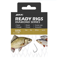 Haczyki z przyponem BKK Sode NI #6 0,18mm 70cm A-BW-2819