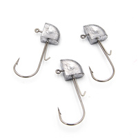 Główka jigowa trójkątna z zaczepem 6g #1/0 - 3szt