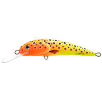 Wobler Trociowy Krol 7cm 7g ORANGE YELLOW DOT 123