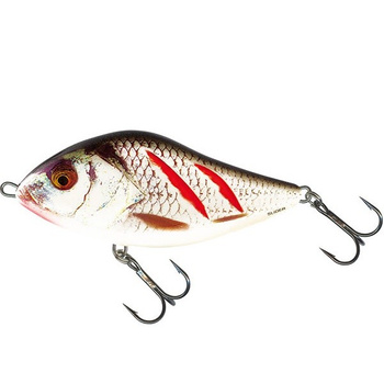 Wobler Salmo Slider tonący 5cm 8g REAL WOUNDED REAL GREY SHINER QSD008