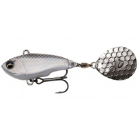 Wirujący Ogonek SG Fat Tail Spin 8cm 24g White Silver 71768