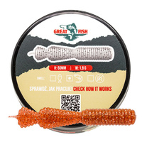Great Fish GF2 Shrimp Scent 60mm 1,8g MOTOR OIL RED 10szt.