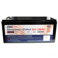 Akumulator JMCRF LiFePo4 100A 43,8V (36V) Bluetooth AK100A43.8VJMCRF