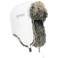 Czapka uszatka zimowa Rapala BIAŁA RA6820037