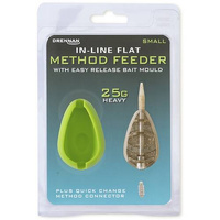 Zestaw podajnik z foremką Drennan In-Line Flat Method Feeder Small 25g TFFFBS25