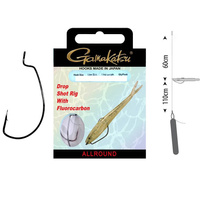 Hak z przyponem GAMAKATSU Dropshot RIG 0.35mm 170cm #1/0 - 2szt