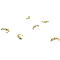 Nimfa Hydropsyche WP #12 OLIVE/RED