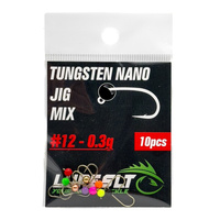 MB Lures Główka wolfram Nano Jig #12 0,3g MIX op.-10szt.