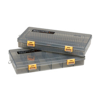 Pudełko Savage Gear Lure box flat Smoke 23x11x3.5 2szt